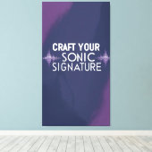 サウンド署名オプション2 キャンバスプリント (インサイチュ (ウッドフロア))