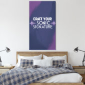 サウンド署名オプション2 キャンバスプリント (インサイチュ (寝室))