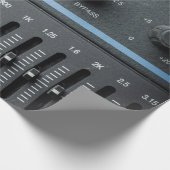 サウンド記録の多くのボタンのカラー画像 ラッピングペーパー (角)