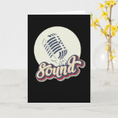 サウンド音楽 カード (黄色い花)