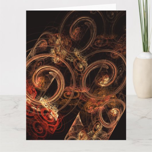 サウンド・オブ・ミュージック アブストラクト・アート サンキューカード (正面)