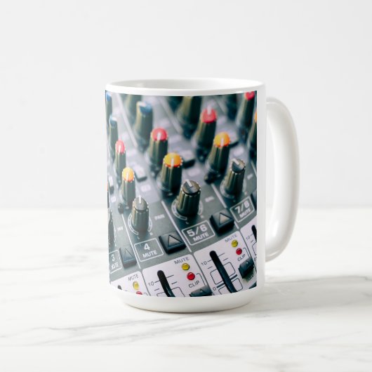 サウンド・ボード音楽生産者 コーヒーマグカップ (正面右)