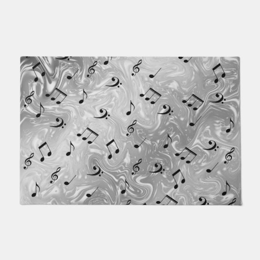 サウンド，メタル，音楽，ミュージカル，サイン，メモ，形， ドアマット (正面)