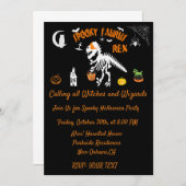 サウ不気味ルスTレックスハローウィンパーティ 招待状 (正面/裏面)