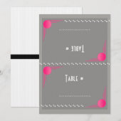 サウ思ビーチデコ（折りたたみテーブルナンバーカード） 招待状 (正面/裏面)