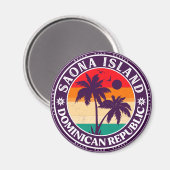 サオナアイランド共和国 – レトロ60s マグネット (正面/裏面)