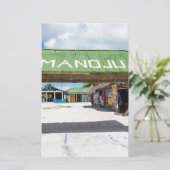 サオナドメニカン共和国のマノフアン村 便箋 (スタンド正面)