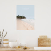 サオナ島，ドミニカ共和国トラベルアートワーク ポスター (キッチン)