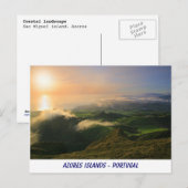 サオミゲル島、アゾレス諸島 ポストカード (正面/裏面)