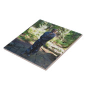 サカガワの像、フォート・クラトソップ、アストリア、オレゴン タイル (側面)