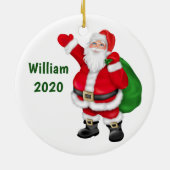 サカスタムンタクリスマス セラミックオーナメント (裏面)