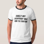 サカッとする70年代風の皮肉な武道Tシャツ 皮肉Tシャツ Tシャツ (正面)