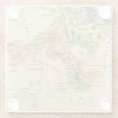 サカテカス州、メキシコ ガラスコースター (裏面)