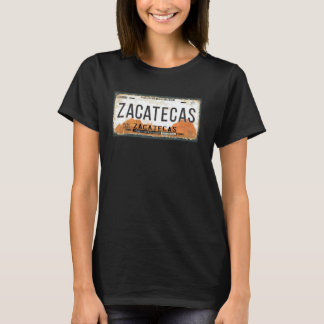 サカテカス・メキシコ州 ナンバープレート Tシャツ