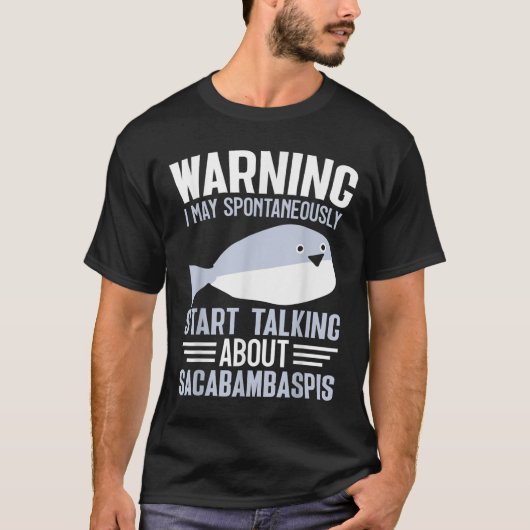 サカバンバスピスについて突然話し始める Tシャツ (正面)