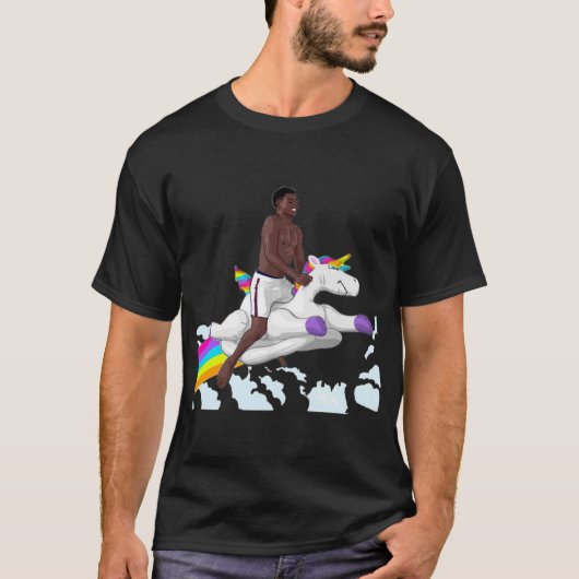 サカユニコーン ブカヨ サカ ユニコーン レトロ Tシャツ (正面)