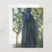 「サカワの像とその息子は、この上でガイドをしていた。 ポストカード (正面/裏面)