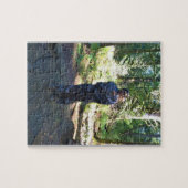 サカワイア像、フォートクラトソップ、アストリア、オレゴン ジグソーパズル (横)