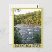 サカンダガ川 ポストカード (正面/裏面)