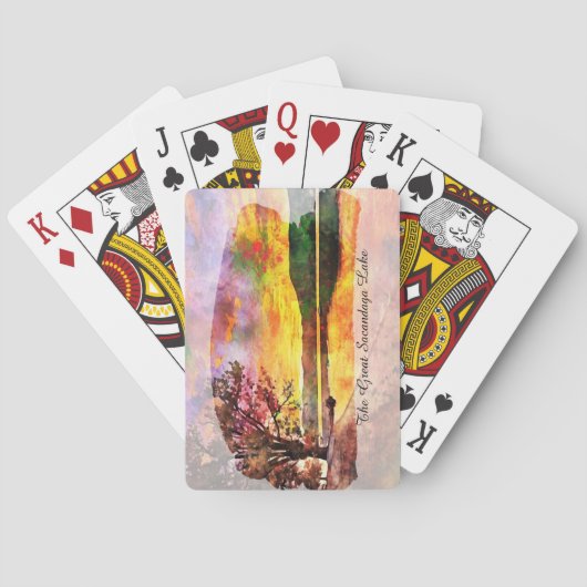 サカンダガ素晴らしレイクトランプ トランプ (裏面)