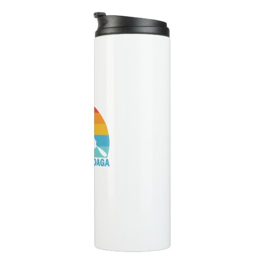 サカンダガ素晴らしレイクニューヨークカヤック タンブラー (回転右)