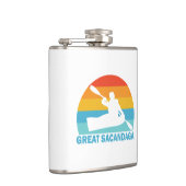 サカンダガ素晴らしレイクニューヨークカヤック フラスク (右)