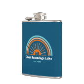 サカンダガ素晴らしレイクニューヨークレインボー フラスク (左)