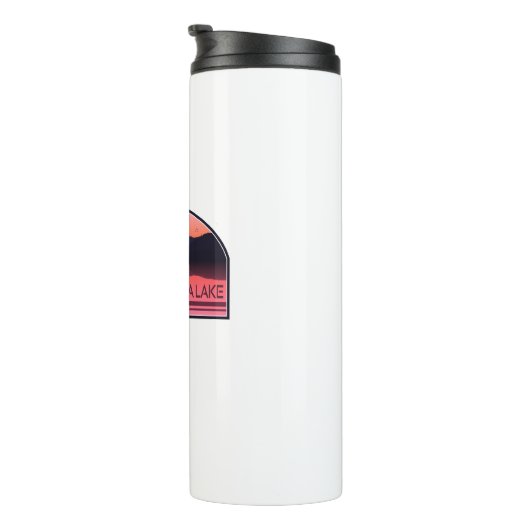 サカンダガ素晴らしレイクニューヨークレッドサンライズ タンブラー (回転右)