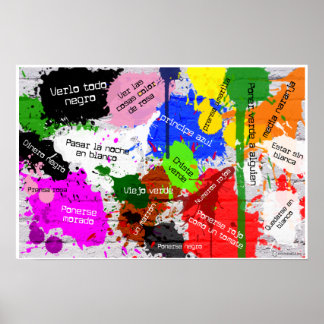 サカンドルロスコロレアルエスパニョル ポスター