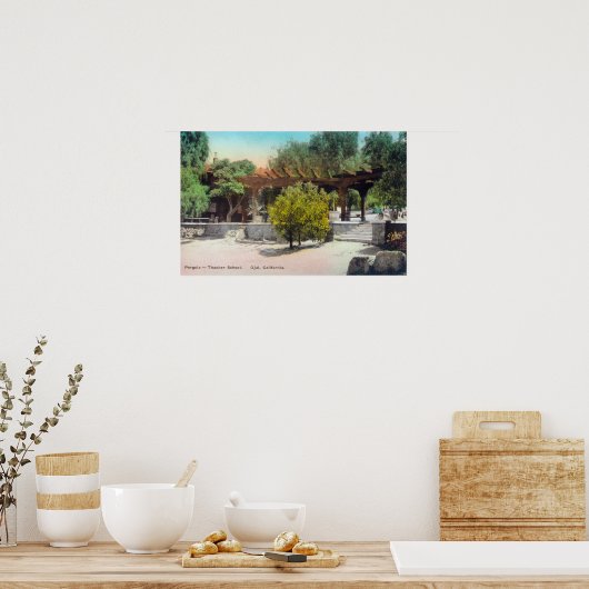 サカースクールペルゴラビューオジャイ, CA ポスター (キッチン)