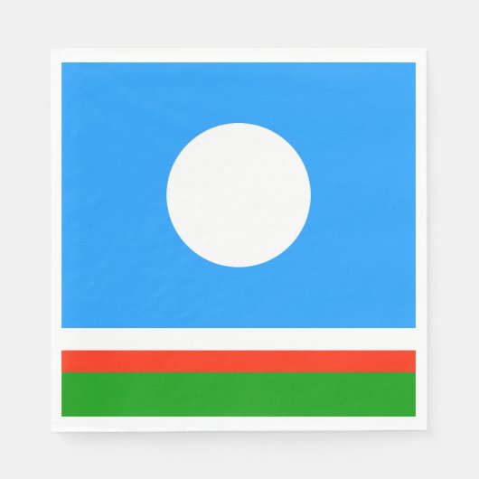 サカ国旗 スタンダードランチョンナプキン (正面)