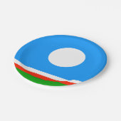 サカ国旗 ペーパープレート (アングル)