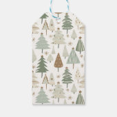 サガエレガントグリモダンンクリスマスツリー ギフトタグ (裏面)