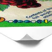 サガモアグレープラベルヘクター， NY ポスター (角)