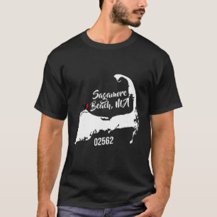 サガモアビーチMAマス02562ケープコッド夏シャツ Tシャツ