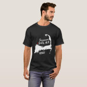 サガモアビーチMAマス02562ケープコッド夏シャツ Tシャツ (正面フル)