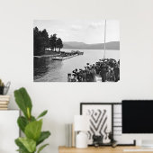 サガモア波止場、ジョージ湖： 1904 ポスター (ホームオフィス)