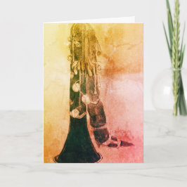 サガリードッググリーティングカード カード