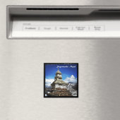 サガルマタ – ネパール、エベレストの景色、アマ・ダラム マグネット (インサイチュ (食洗機))