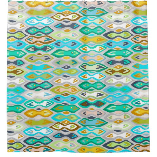 サガーイカット シャワーカーテン (正面)