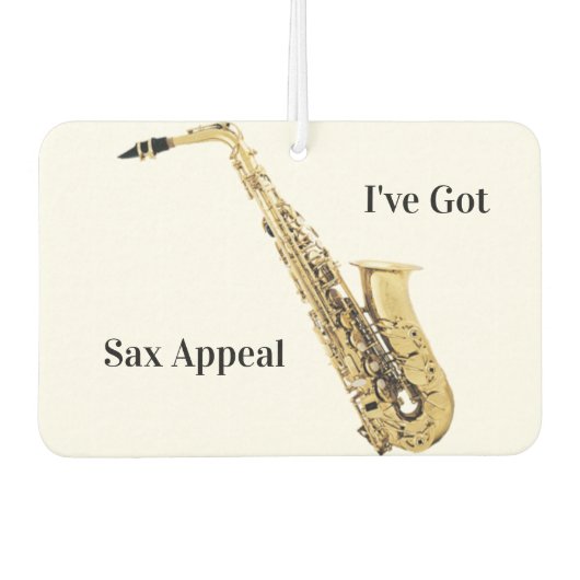 サキソフォン空気清浄機 カーエアーフレッシュナー (正面)