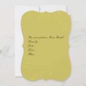 サキソフォン音楽リサイタル招待状 招待状 (裏面)