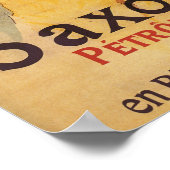 サキソレインランプ油レッドランプシェード ポスター (角)