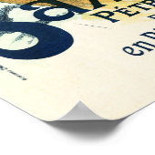 サキソレイン油ランプ古フランスのいポスター広告 ポスター (角)