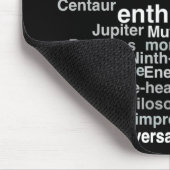 サギタリア性格特徴ワードクラウドギフト マウスパッド (コーナー)