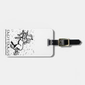 サギタリウス誕生日占星術の年〔占星術の〕十二宮図標識 ラゲッジタグ (正面横)