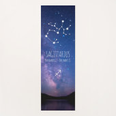 サギタリス |〔占星術の〕十二宮図パーソナライズされた占星術 ヨガマット (正面)