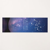 サギタリス |〔占星術の〕十二宮図パーソナライズされた占星術 ヨガマット (正面(横))