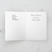 サギノーのクリスマスカード シーズンカード (内部)