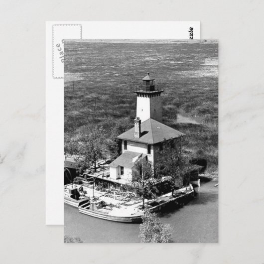 サギノーリバーリアレンジライトハウス ポストカード (正面/裏面)